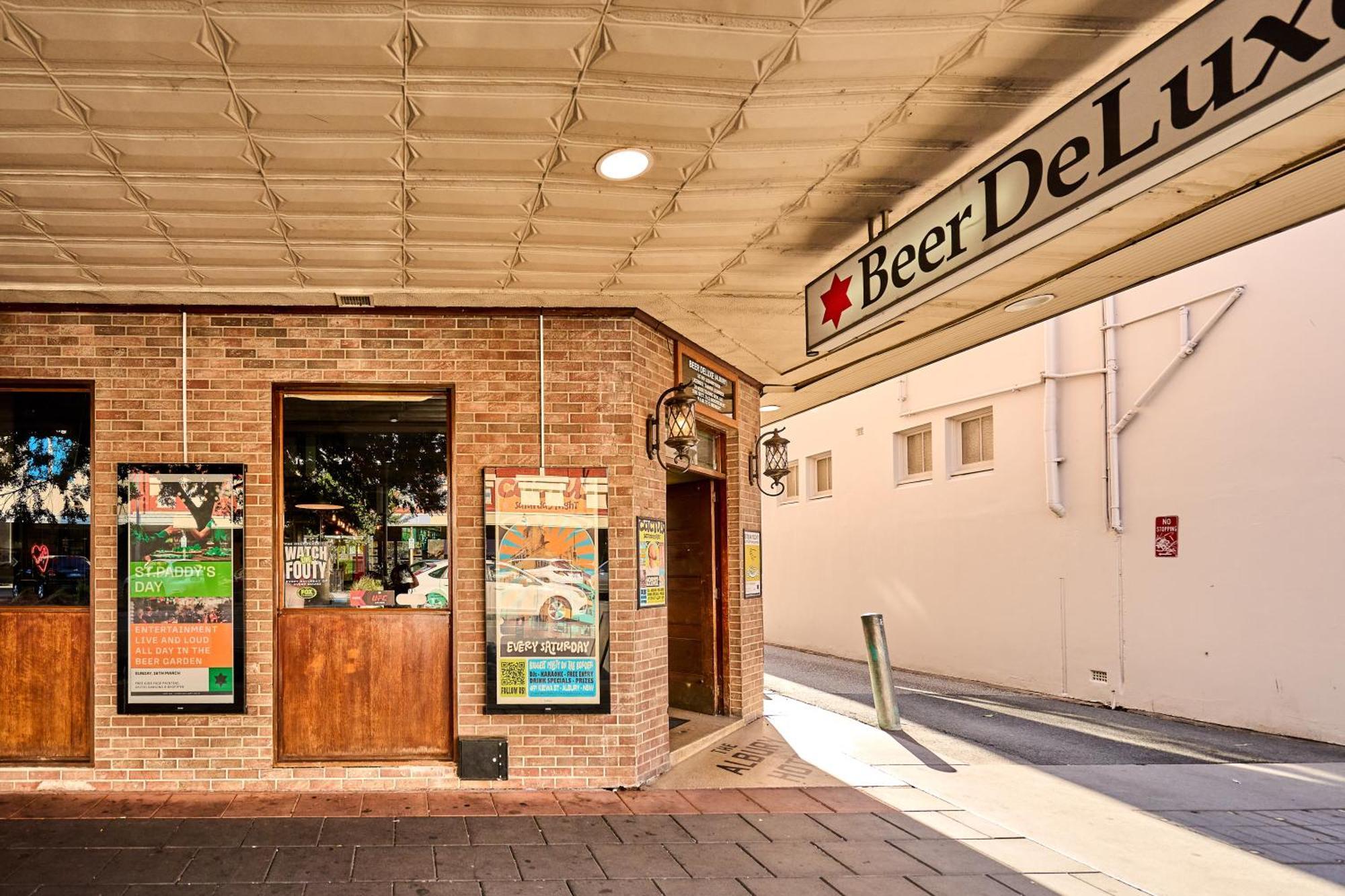 Hotel Beer Deluxe Albury Esterno foto